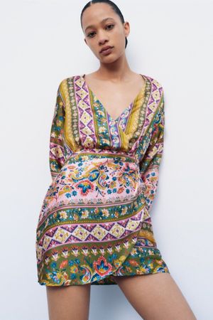 Zara Minikleid Grösse S mit Blumenmuster wie neu!