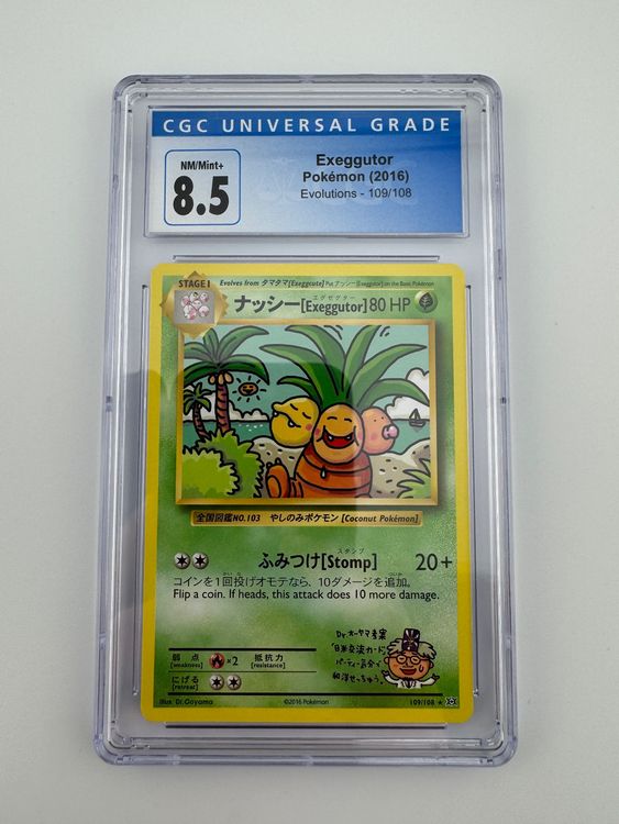 Pokemon Exeggutor Secret Rare XY Evolutions 109/108 CGC 8.5 (Gebraucht ...