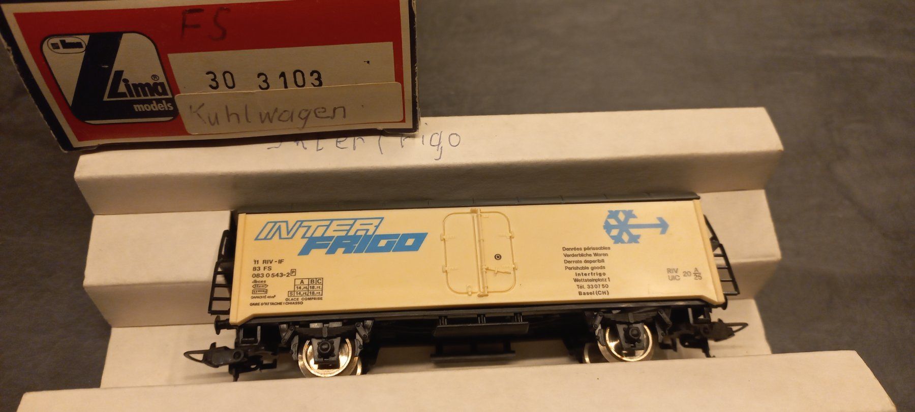 Lima Modelleisenbahnen: Wagon frigo Lima HO 303103 FS – Gebraucht aus Bofflens von Ptitphilou