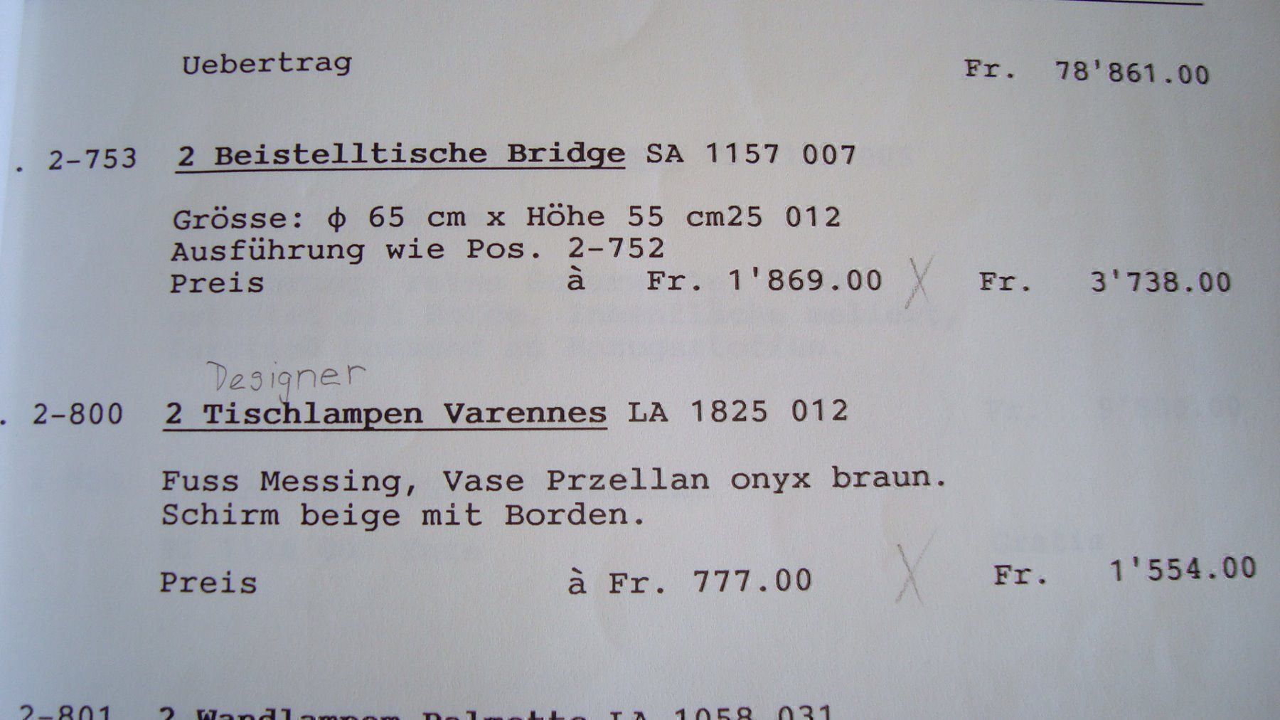 Tavoli: Beistelltisch Bridge – Usato da Grosswangen venduto da Original1970 7