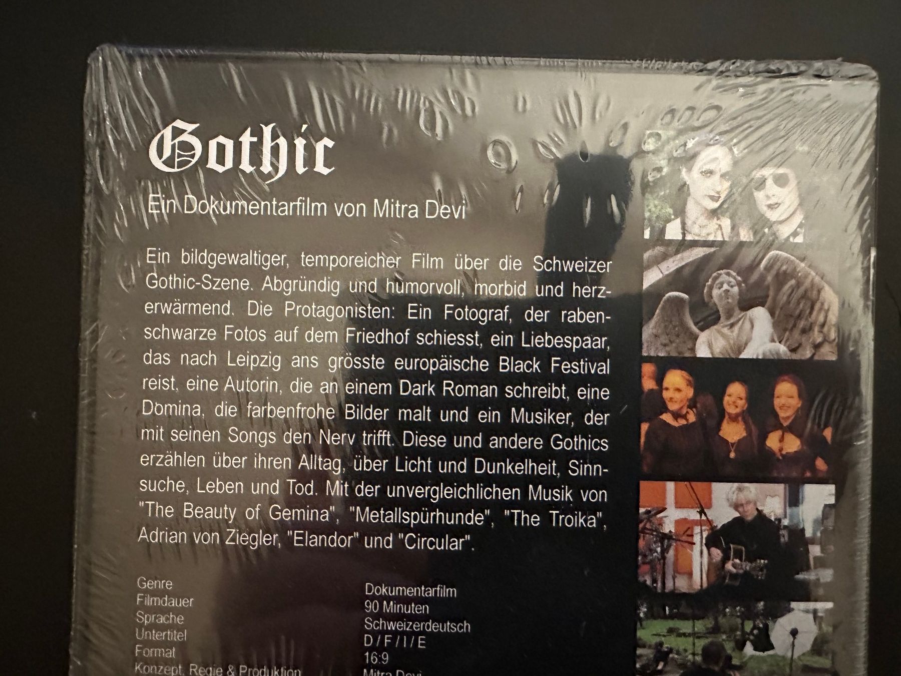 Tutti i DVDs: Gothic - Dokumentarfilm von Mitra Devi – Nuovo e nell'imballaggio originale da Freudwil venduto da Feenland2010 2