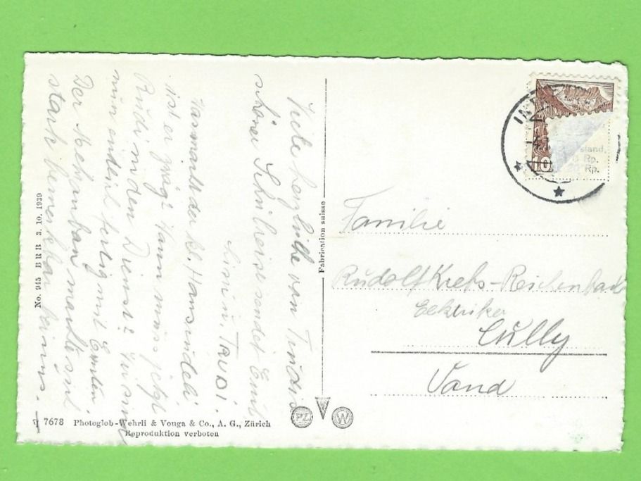 Cartoline postali: Interlacken und die Jungfrau – Usato da Zürich venduto da t24_de 1