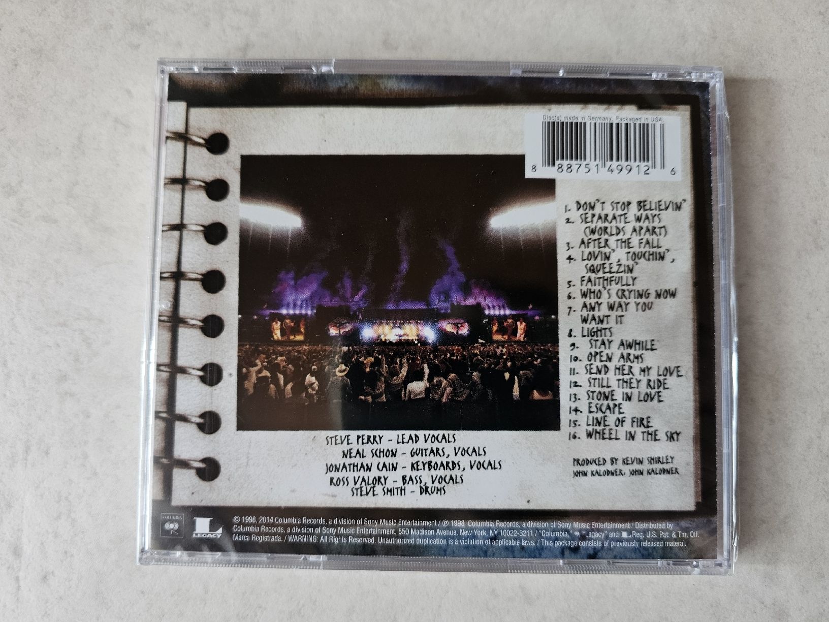 CD: Journey  -  Greatest Hits Live  /  Fabrikneu – Nuovo e nell'imballaggio originale da Schneisingen venduto da backstore24 1
