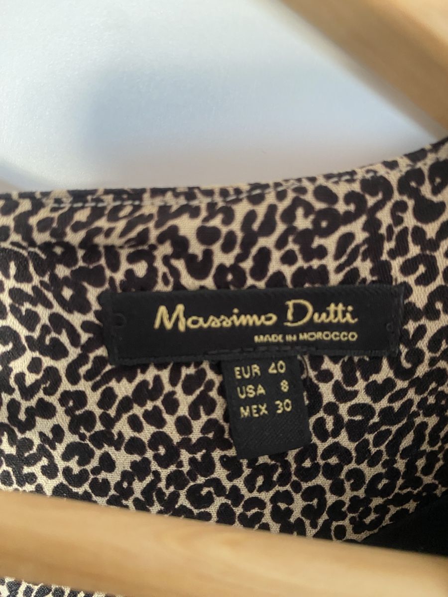 Massimo Dutti Vestiti: Massimo Dutti Leopard Print Midi Dress, Size 40. Chic! – Nuovo (secondo la descrizione) da Herrliberg venduto da non_5qdb 6