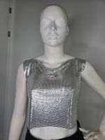 Damen Bluse/ T-Shirt aus Metall neu