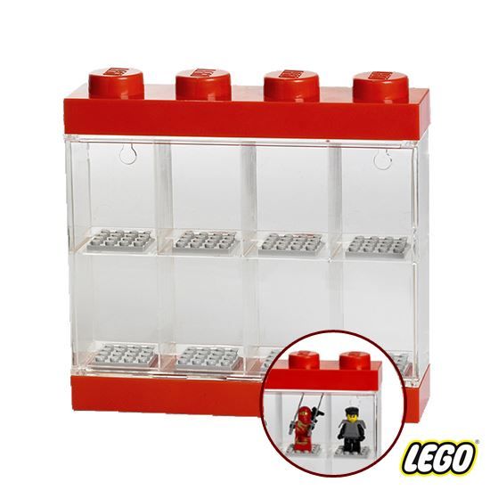 Vetrine: Lego Minifigure Display Case 4 Knob Rot – Nuovo e nell'imballaggio originale da Wettingen venduto da kochshop