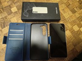 Samsung Galaxy S23 256 GB Cream mit Hülle gebraucht