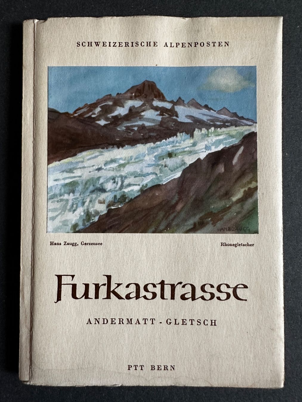 Cartine & Atlanti: Schweizerische Alpenposten: Furkastrasse. – Usato da Zürich venduto da allp