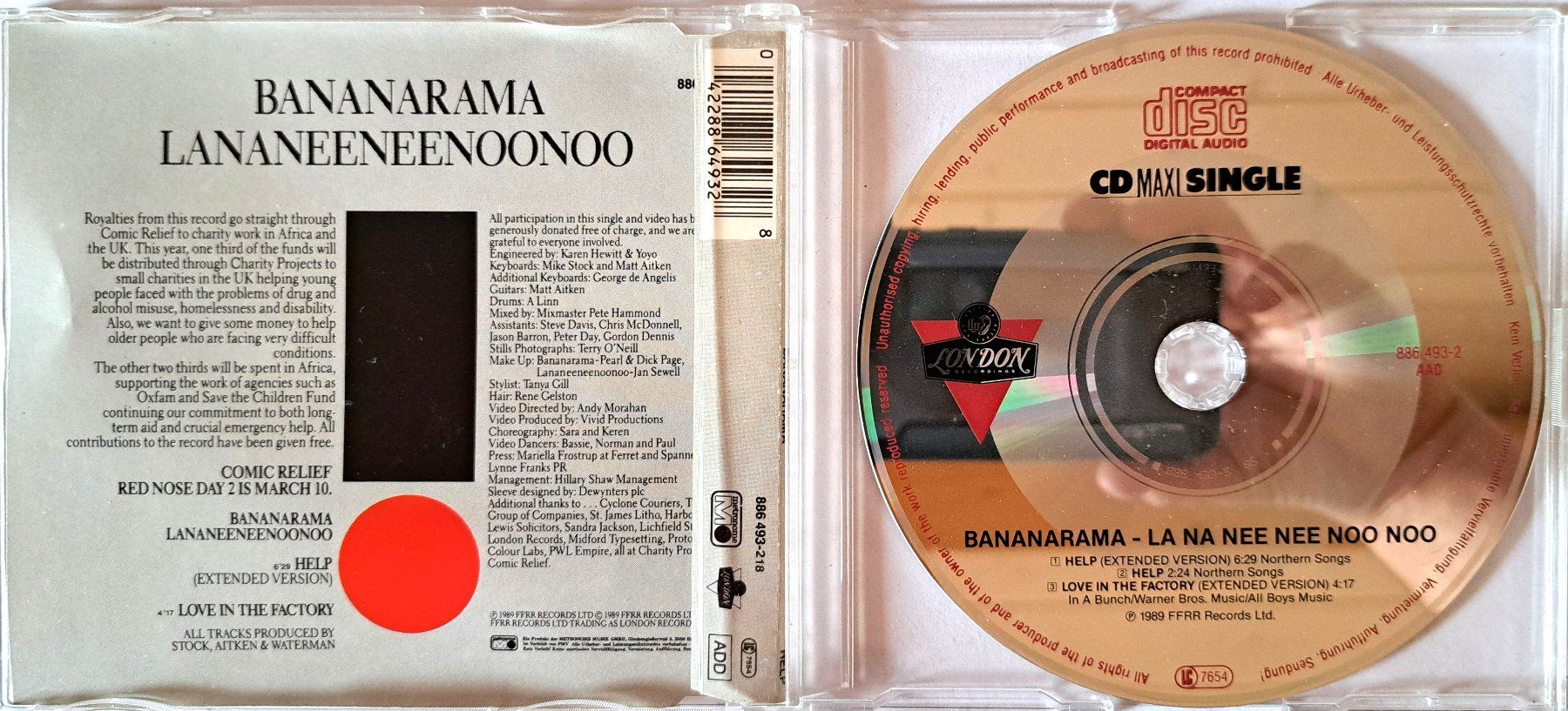 CDs: BANANARAMA -LANANEENEENOONOO - HELP – Gebraucht aus Tenniken von mik_6mxg 9