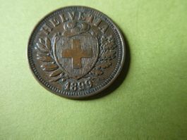 Schweiz 1899, 2 Rappen