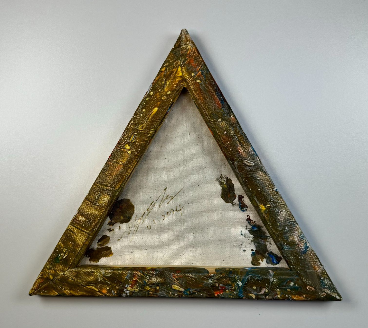 Dipinti: Acryl-Flüssigmalerei, Dreieck – Usato da Schlieren venduto da MayaSheng1983 2