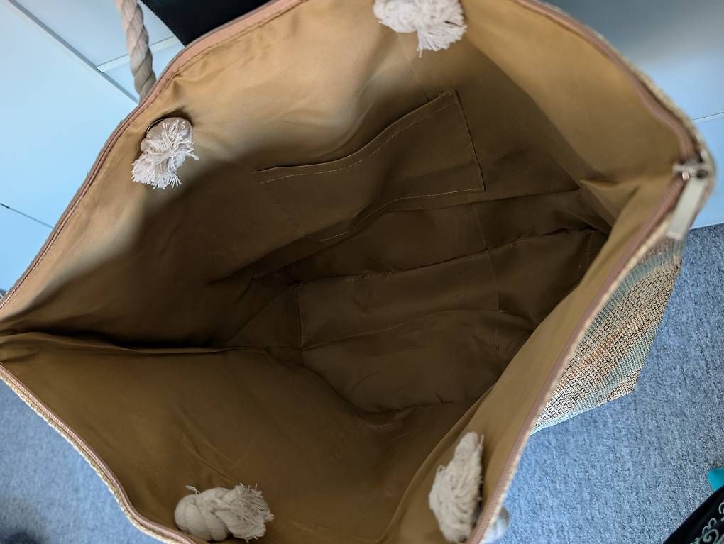 Borse da donna: Strandtasche Sommer Tasche geflochten – Nuovo (secondo la descrizione) da Konolfingen venduto da Honey870 3