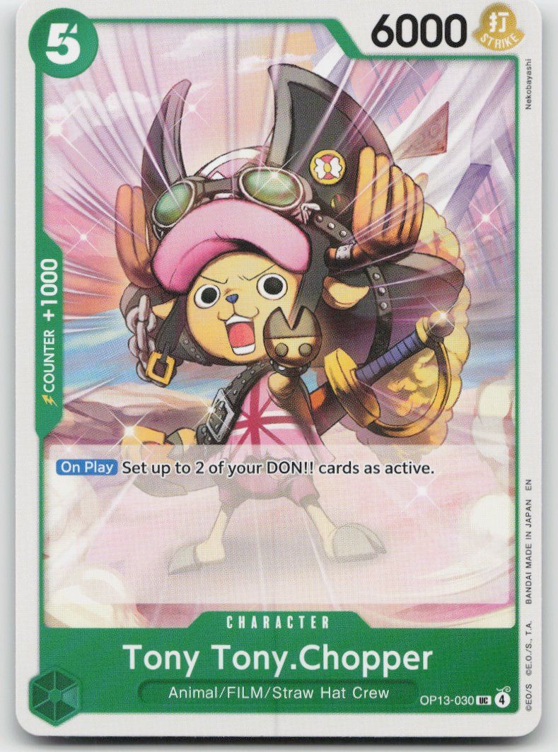 Bandai Carte collezionabili: One Piece Tony Tony.Chopper OP13-030 UC – Usato da Lugano venduto da VlaseCard