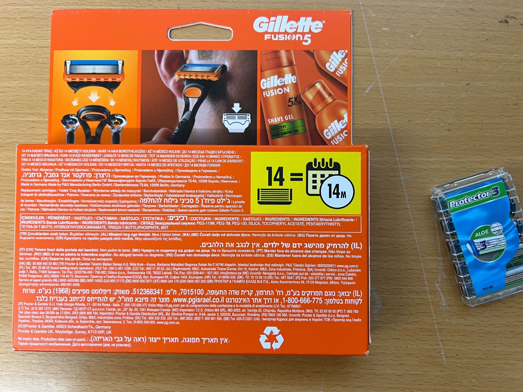 Gillette Rasoi & Lamette da barba: Gillette Fusion5 – Nuovo e nell'imballaggio originale da Basel venduto da 202812 2
