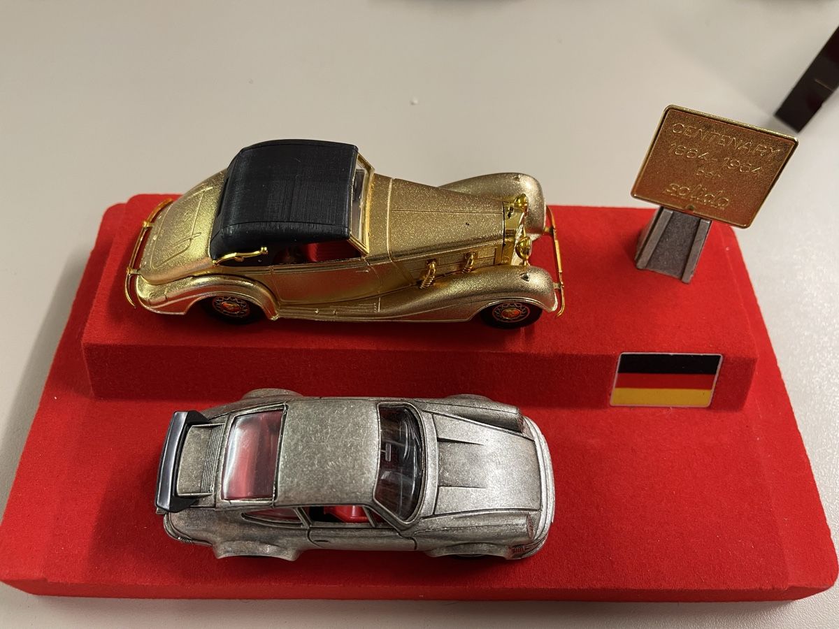 Solido Modellautos: Solido Centenary 1864-1964 Set: Porsche & Mercedes Oldtimer! – Gebraucht aus Siebnen von speedy63 2