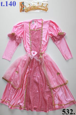 Costume Princesse / Prinzessin t. 140