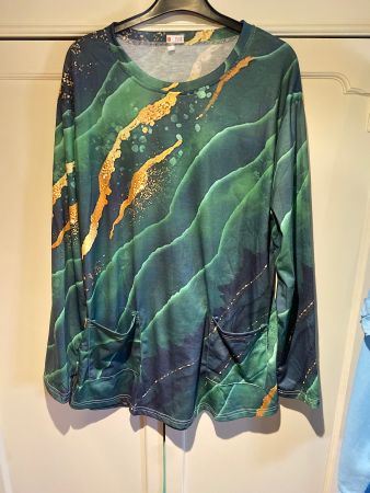 DAMEN BLUSENKLEID,GRÜN