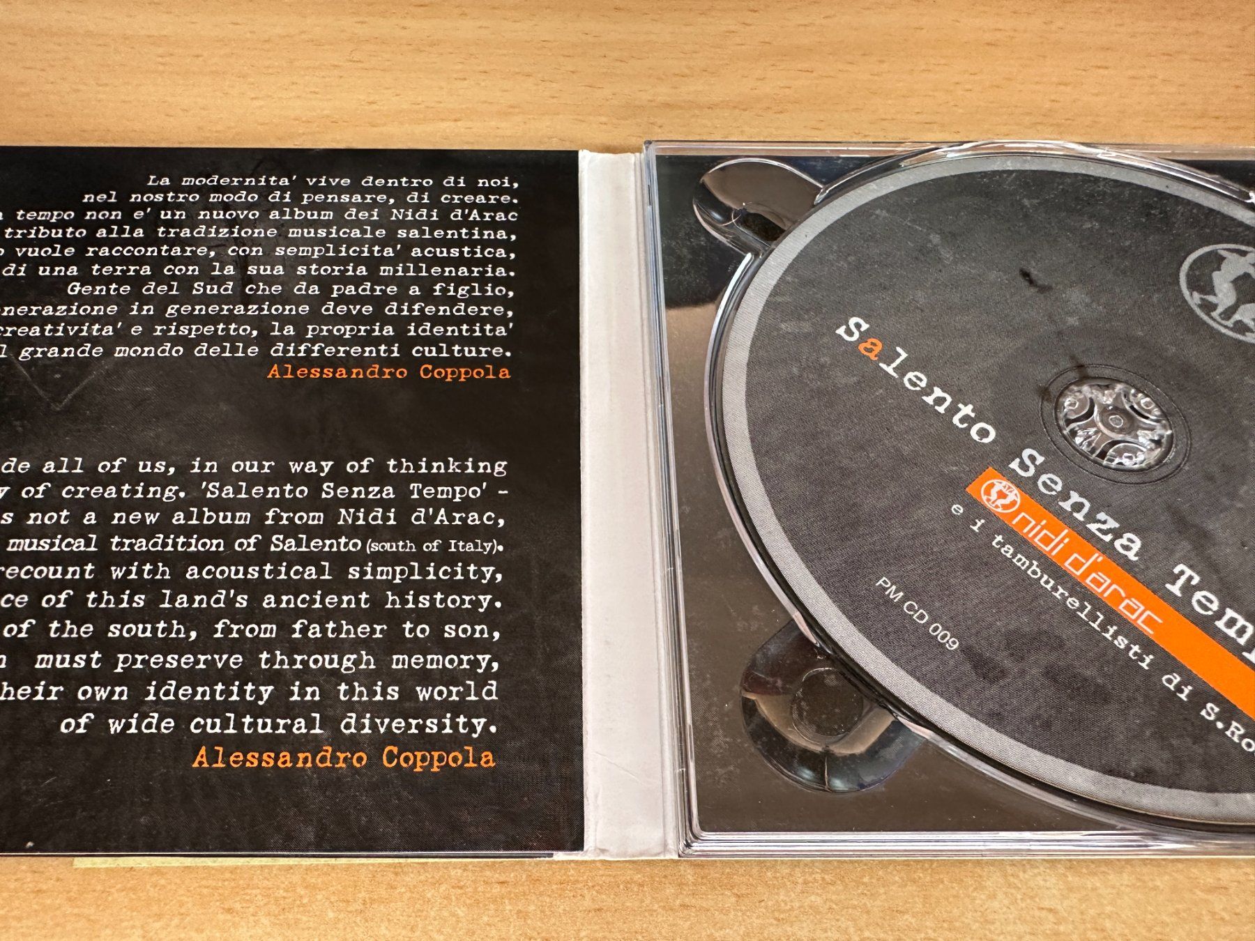 CD: Nidi D'arac - Salento Senza Tempo – Usato da Rikon im Tösstal venduto da Alpenmutz 2