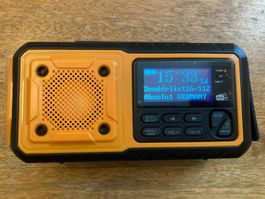 Notfall- Kurbel- Solar- DAB+ Radio mit Bluetooth NEU