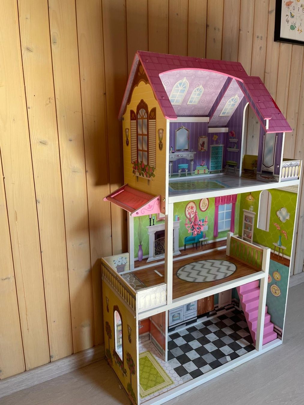 Barbie Case e mobili per bambole: Barbie Pupenhaus eingerichtet – Usato da Niederlenz venduto da perscita 1