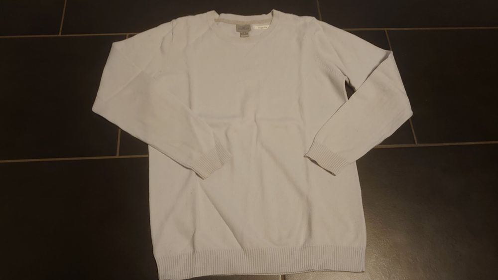 Pull Garçon Aribas 12 Ans - Gris - Polyester Et Coton - Longues Manches