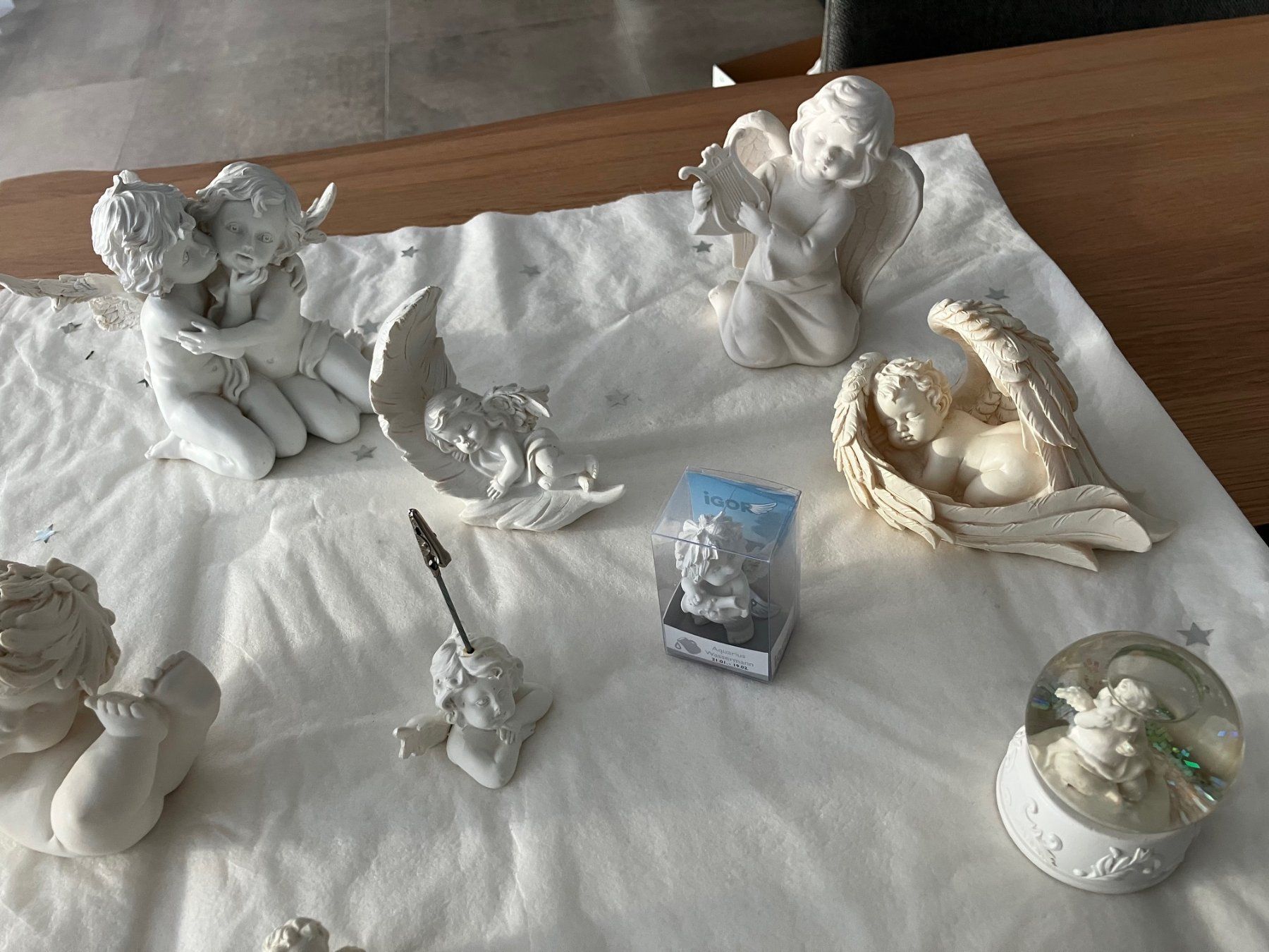 Statuette: Engel-Figuren Set, 12-teilig – Nuovo (secondo la descrizione) da Seewen Sz venduto da marmot10 2