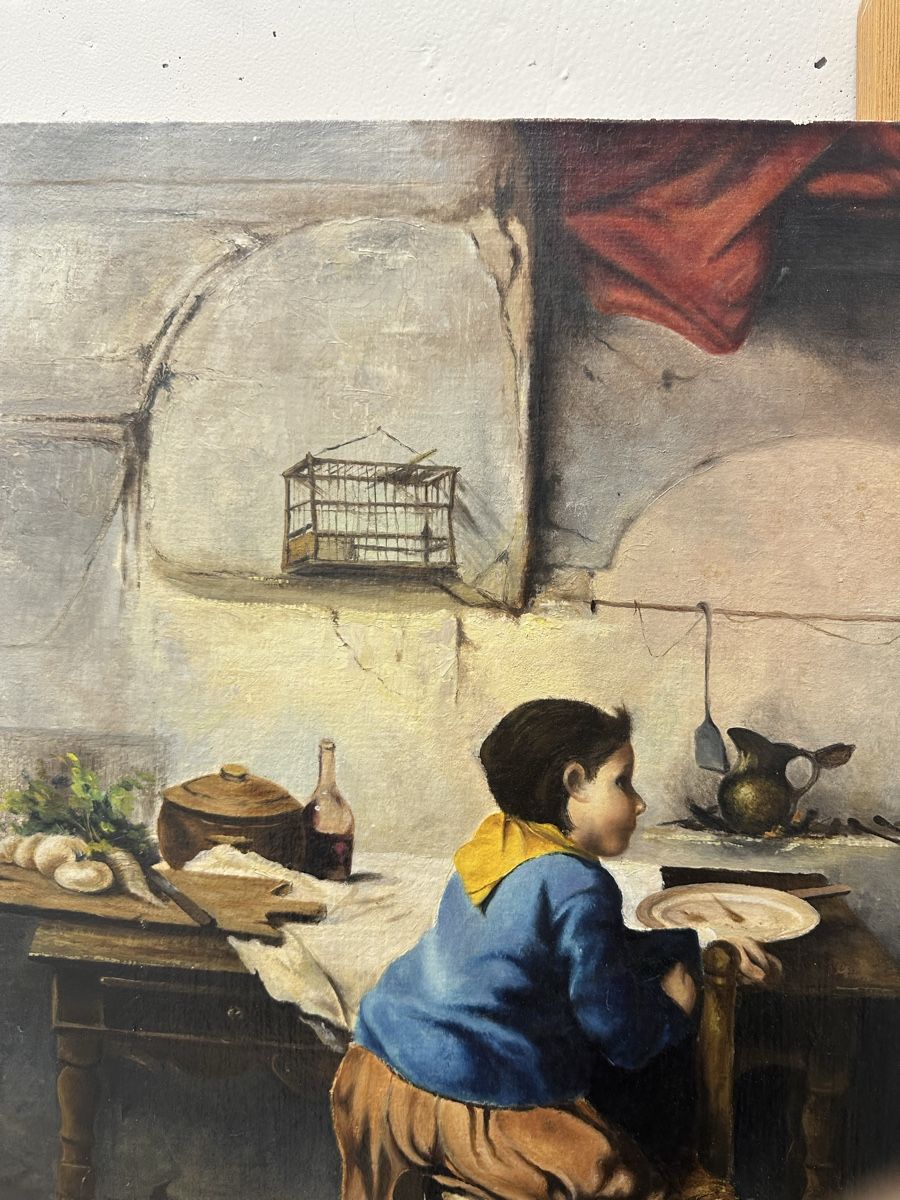 Dipinti: Gemälde nach Domenico Induno (1815-1878) – Usato da Ebikon venduto da Gaenggeliwaar 6