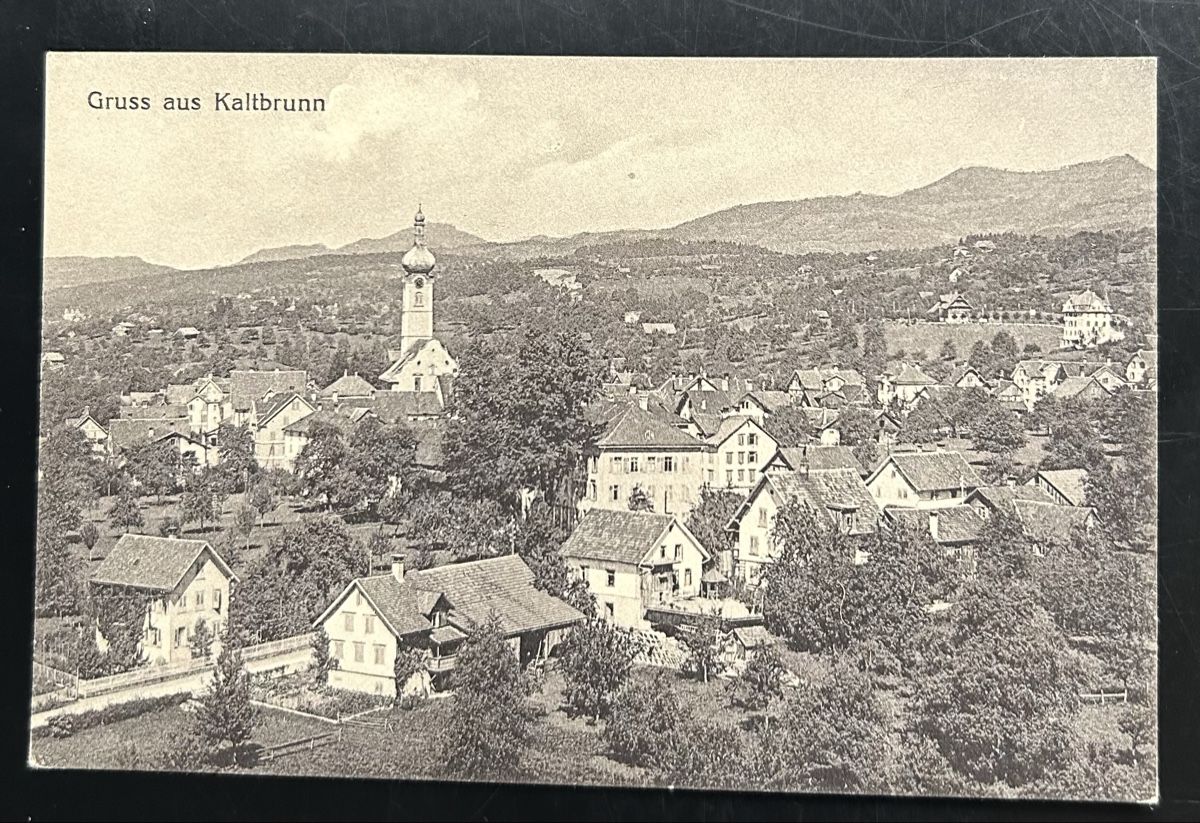 Cartoline postali: Gruss aus Kaltbrunn  – Usato da Horw venduto da Tellbub