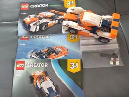 LEGO Creator 3-in-1 Set 31089 Rennwagen, Boot