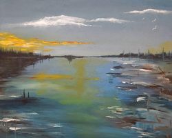 Abend am Fluss
