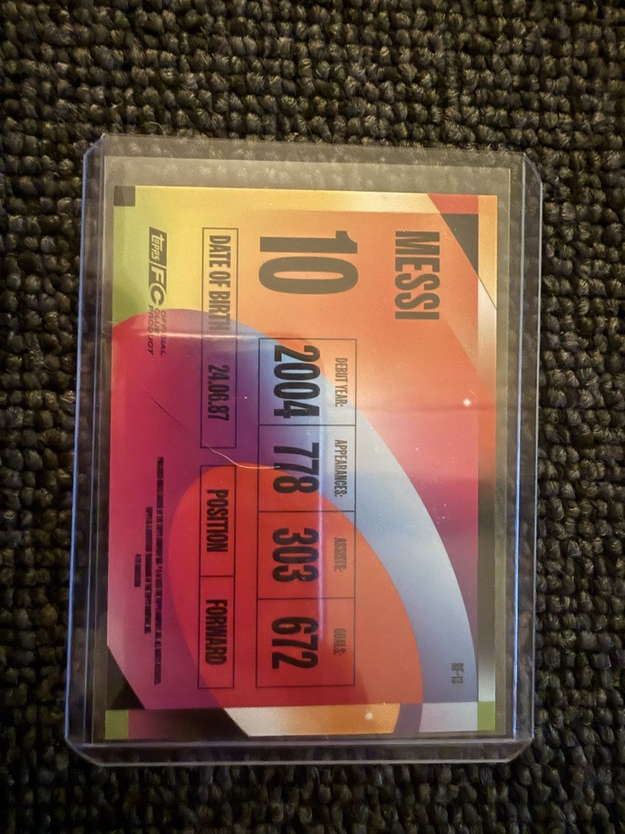 Topps Carte collezionabili: Lionel Messi Rainbowflick Casehit – Nuovo (secondo la descrizione) da Waldkirch venduto da Doreen3 5