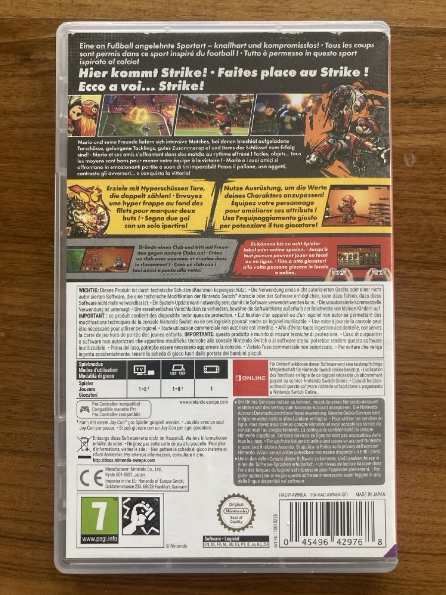 Nintendo Spiele: Mario Strikers Battle League Football - Nintendo Switch – Gebraucht aus Engelburg von NexTGenMac 1