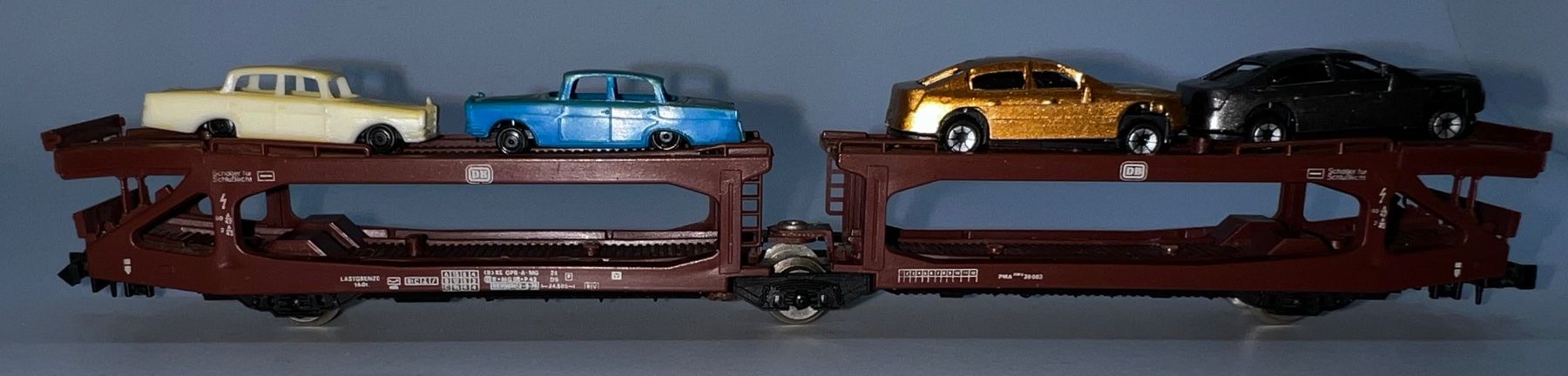 Arnold Modellini di ferrovie: Lima -N Autotransporter, beladen – Usato da Basel venduto da jonnyhaas 4