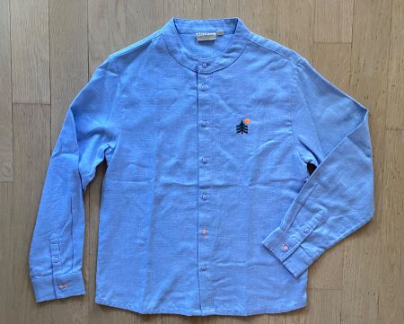 ARSÈNE ET LES PIPELETTES Chemise bleu ciel 10 ans - NEUVE