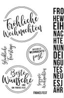 Silikonstempel Fröhliche Weihnachten