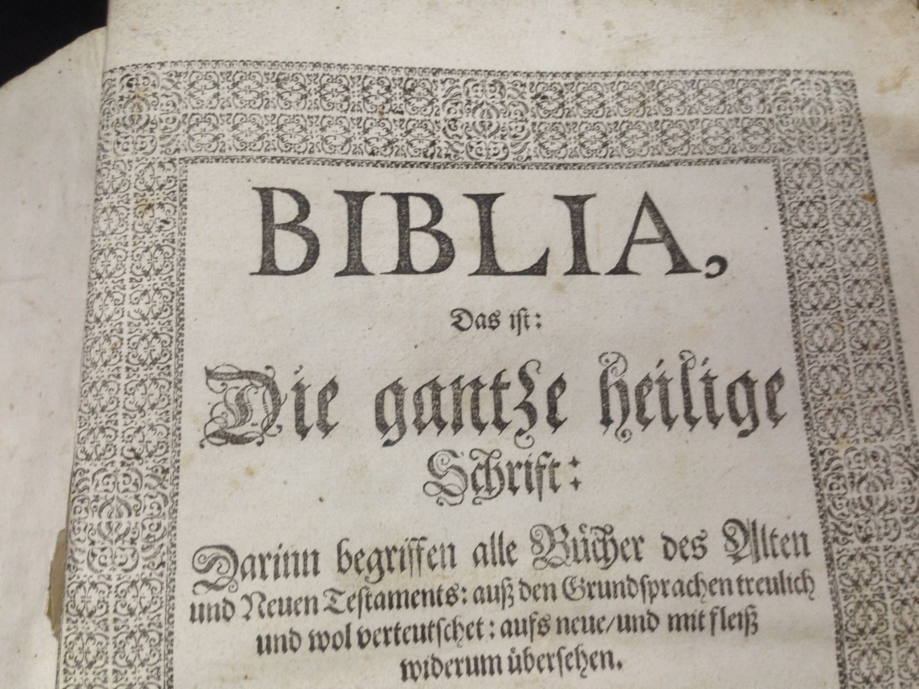 Libri: ANTIKE BIBEL / TESTAMENT AUS 1691 – Usato da Schaffhausen venduto da vintageville
