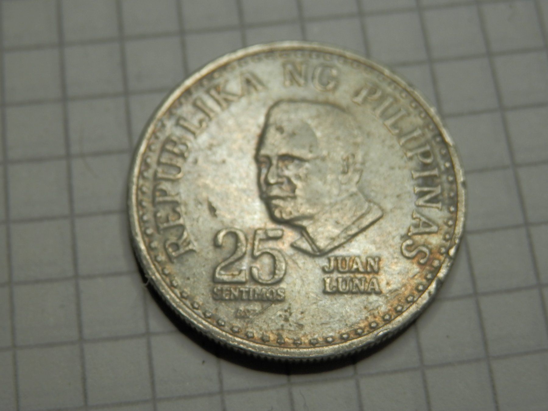 Alle Münzen: Philippinen  25 Sentimos, 1981 – Gebraucht aus Weiach von weiach81
