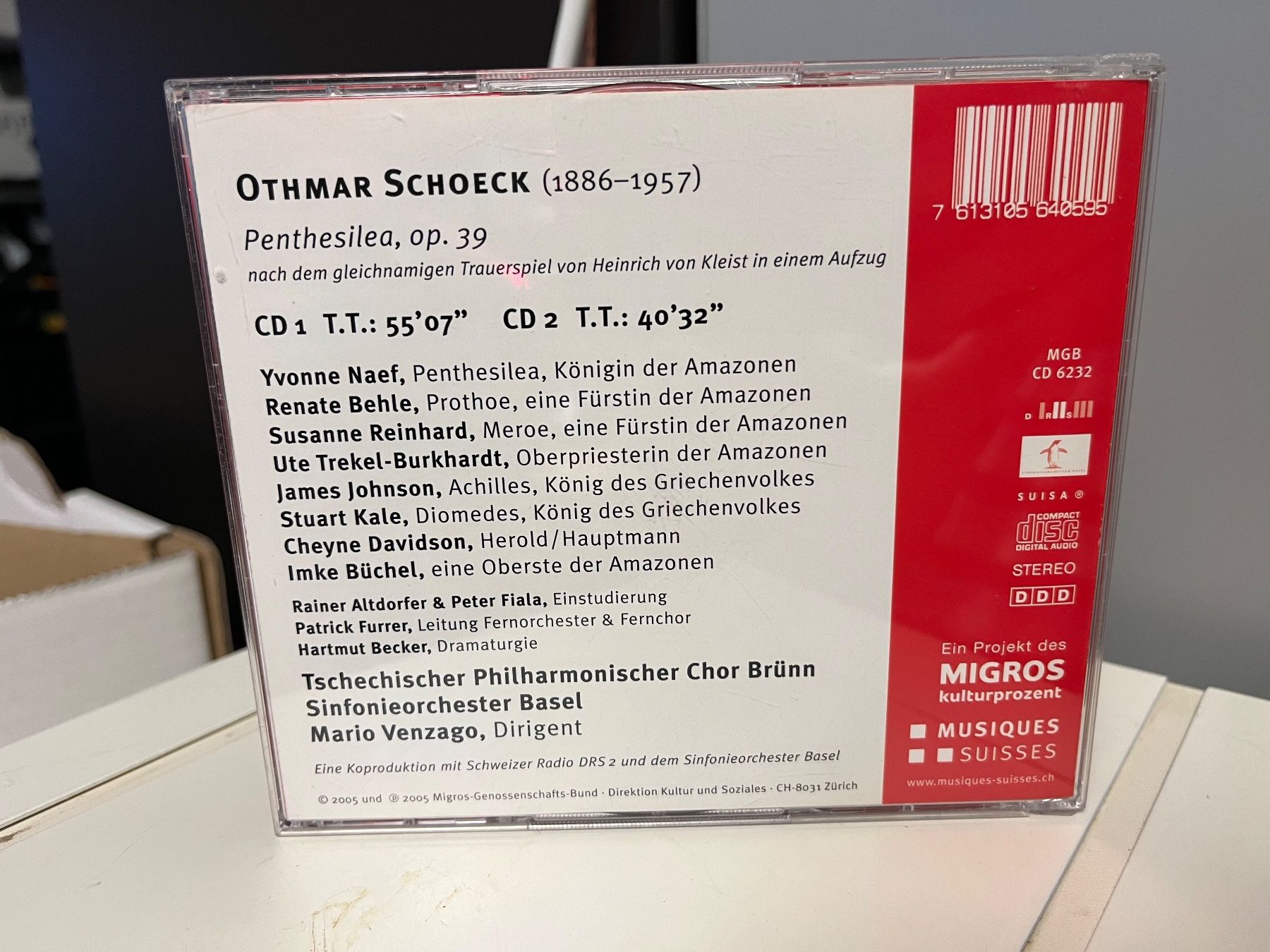 CDs: Othmar Schoeck - Penthesilea - HJ41B – Neu (gemäss Beschreibung) aus Küsnacht ZH von swisssales.net 1