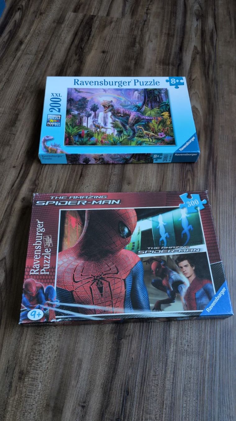 Puzzle: Puzzle Spiderman & Dinosaurier – Usato da Boniswil venduto da Martina190