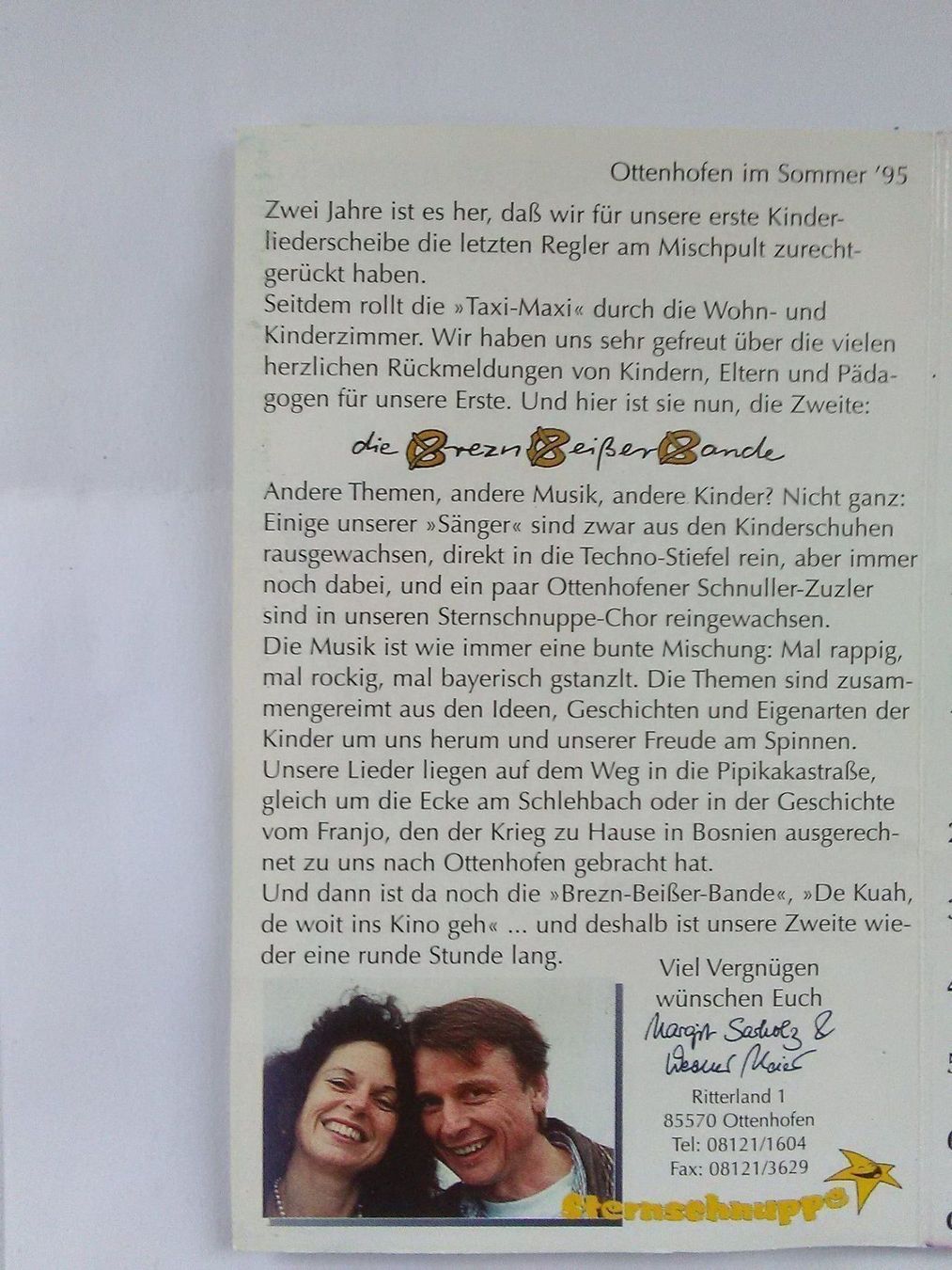 Musicassette: Die Brezn Beisser Bande - Sternschnuppe – Usato da St.Galllen venduto da elkaphone 5