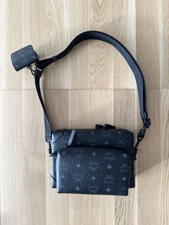 MCM Soft Berlin Umhängetasche in Visetos 3 in 1