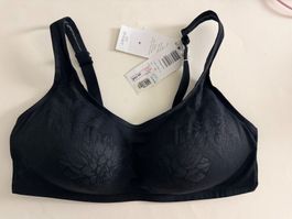 TRIUMPH, Bügelloser BH FIT SMART, Grösse 5, Farbe Schwarz