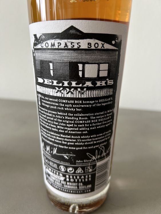 Compass Box Delilah‘s XXV Blended Scotch Whisky Kaufen auf Ricardo