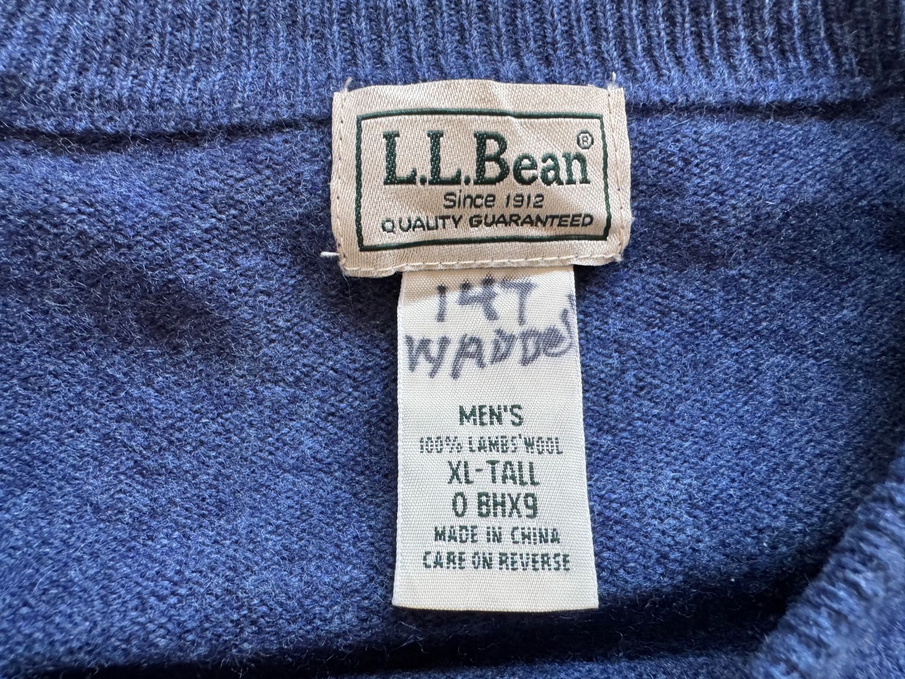 Maglioni & Felpe: L. L. Bean 100% Lamb wool pullover MEN Sz L – Usato da Neuchâtel venduto da _Easy_to_Find_ 1