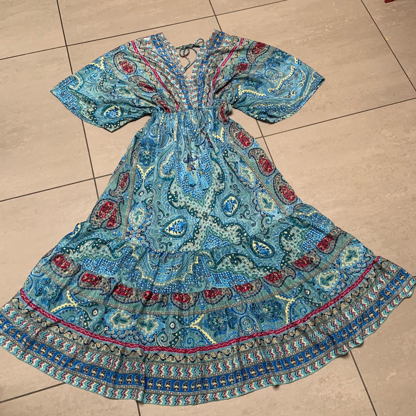 Vestiti: Boho Maxikleid in Seidenoptik – Nuovo (secondo la descrizione) da Sigriswil venduto da ck56 2