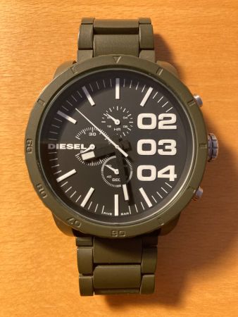 Diesel Uhr, Chronograph, Grün, Herrenuhr, Top Zustand!