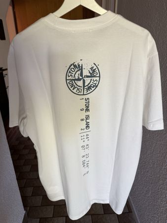Stone Island T-Shirt White Size S New With Tags