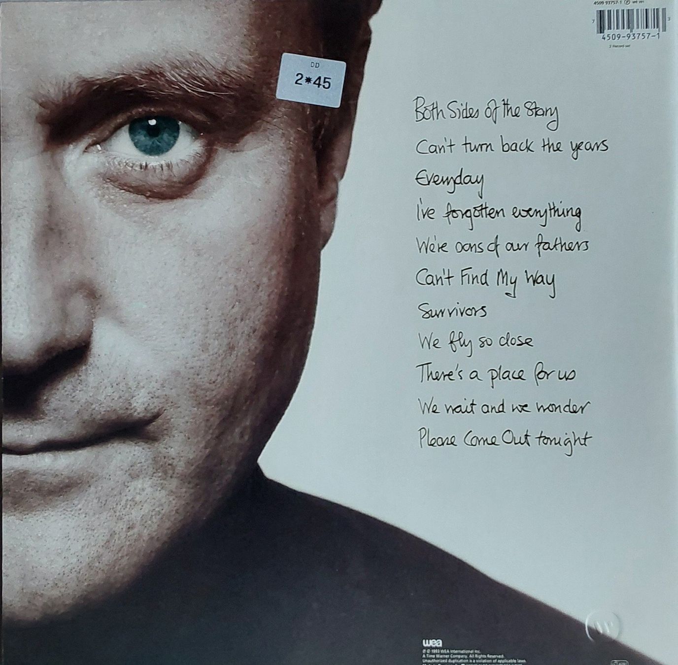 Dischi in vinile: Vinyl 2xLP  - Phil Collins  - Both Sides - 93 - NM – Nuovo (secondo la descrizione) da Villeret venduto da Fil11 1