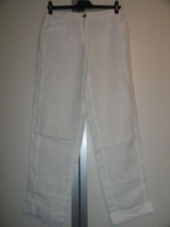 100% LEINEN HOSE  GR. 40 ***