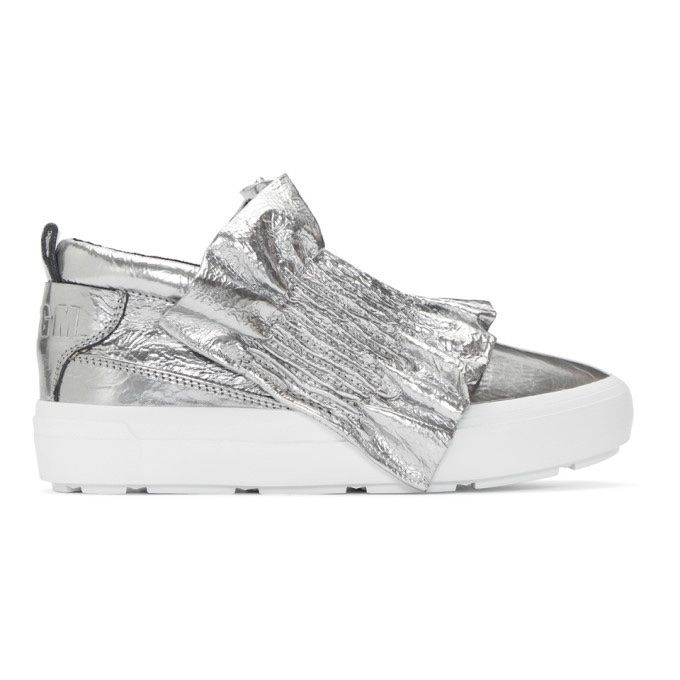 MSGM Scarpe da donna: MSGM Sneaker 41 Leder Silber NP 590 CHF – Nuovo (secondo la descrizione) da Zuerich venduto da Moochie 3